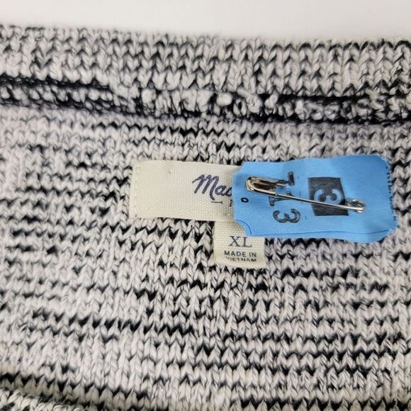 Madewell Small Textured Crop Sweatshirt Sweater Sz XL - Picture 5 of 11